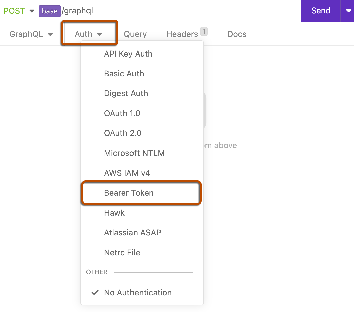 Permissions options for personal access token