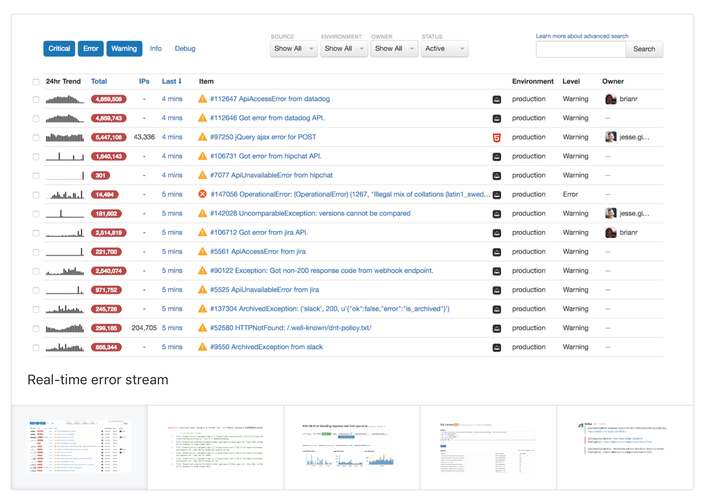 Captura de tela de um exemplo de uma captura de tela de produto de um aplicativo no GitHub Marketplace.